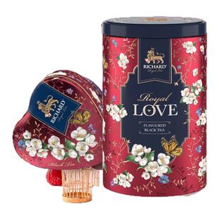 礼罐散茶瑞查得玫瑰橘皮红茶节日送礼佳品珍藏罐装多色可选