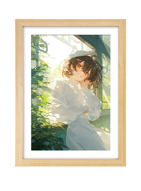 木质相框挂墙画框装裱4k8K素描A3a4照片16寸20海报拼图空框架定制