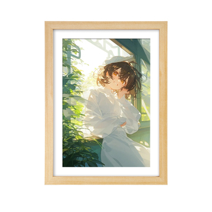 木质相框挂墙画框装裱4k8K素描A3a4照片16寸20海报拼图空框架定制