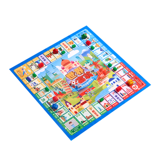 小学生大富翁飞行棋二合一亲子互动游戏儿童益智生日礼物玩具6