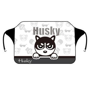 汽车前挡风玻璃罩冬季卡通车窗防冻霜罩防雪罩前风挡防雪布遮雪挡