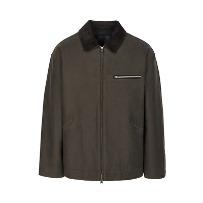 速写男装2025冬季新品棉衣翻领