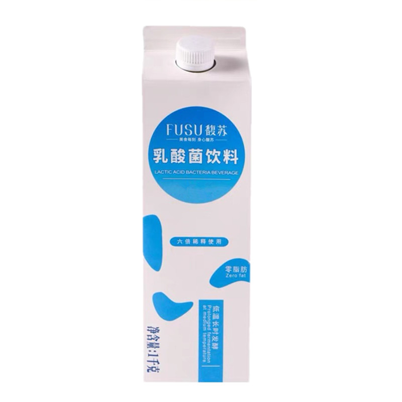 馥苏乳酸菌饮料1kg零脂肪6倍浓缩原味优格乳浓浆益生菌酸奶饮品