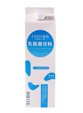 馥苏乳酸菌饮料1kg零脂肪6倍浓缩原味优格乳浓浆益生菌酸奶饮品