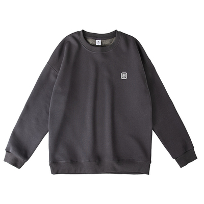 美式重磅卫衣男士上衣圆领套头衫