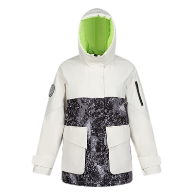 户外拼接羽绒服休闲运动外套