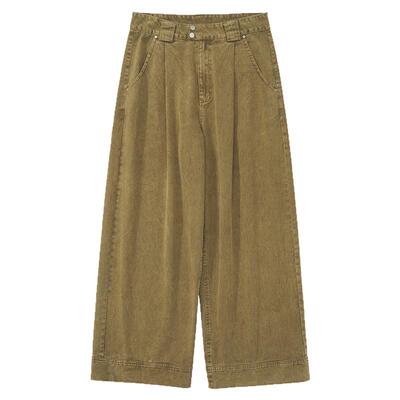 基础款小众纯色休闲通勤长裤BF男