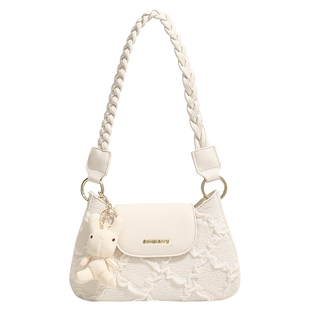 香港品牌小众高级感腋下包包女2026新款可爱时尚洋气单肩斜挎包