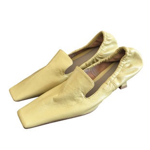 酒红色法式高跟鞋女2025年春秋新款真皮猫跟方头单鞋女休闲穆勒鞋