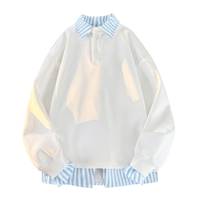 班尼路秋季新款宽松休闲翻领卫衣