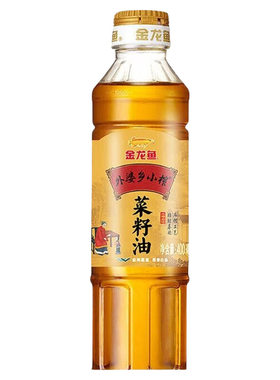 金龙鱼外婆乡小榨菜籽油400ml食用家用植物榨油纯香物理优质清油