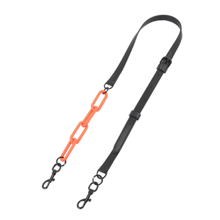 适用lv keepall25肩带配件亚克力橙色链条老花斜挎包装饰挂件包带