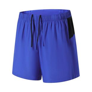 跑步短裤男运动速干三分裤冰丝内衬专业马拉松田径竞速裤可放手机