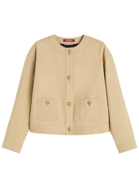 【春夏礼遇】MaxMara 2026春夏女装棉质圆领夹克外套6041076206&