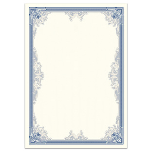 A4通用140g防伪水印底纹纸荣誉证书奖状授权结业内页空白可打印