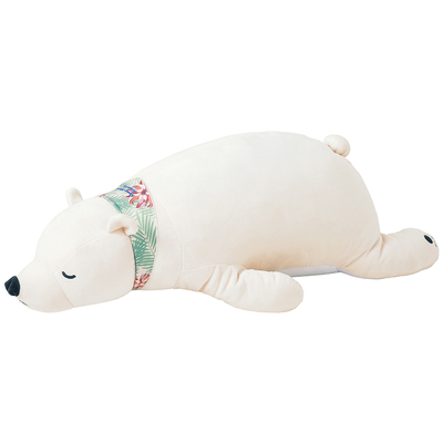 日本LIVHEART北极熊冰丝凉感抱枕