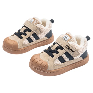 m1m2西班牙童鞋儿童板鞋冬新款男童运动鞋加绒棉鞋女童休闲鞋保暖