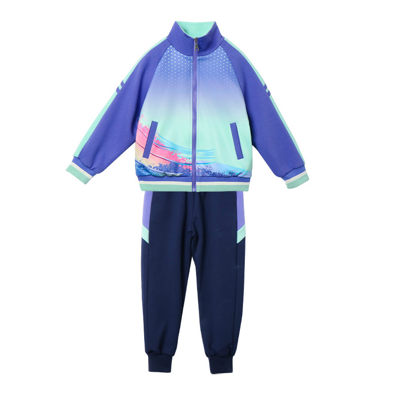 冲锋衣班服小学生校服春秋装三件套儿童运动服套装幼儿园园服秋季