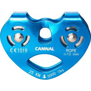 坎乐双轴双滑轮攀岩横渡滑轮钢缆溜索滑轮索道平线滑轮组探险救援