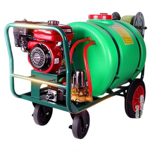 汽油打药机推车式160升自动按钮高压农药水消毒园林农地打药车