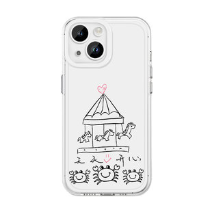 王俊凯的画手机壳苹果17华为mate70旋转木马iPhone16promax小螃蟹pura80明星OPPO适用小米14周边15应援13同款