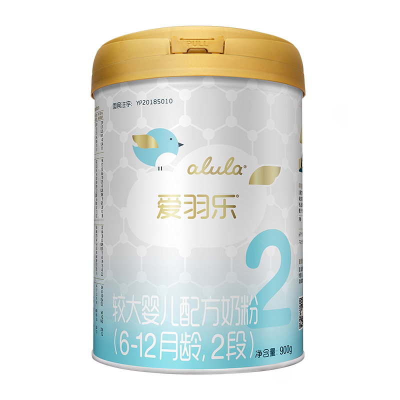 alula爱羽乐2段800g婴幼儿牛奶粉
