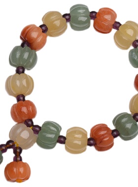 天然新疆和田玉金丝玉南瓜送闺蜜