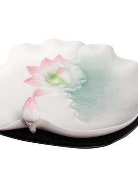 莲花供佛果盘佛前供奉家用