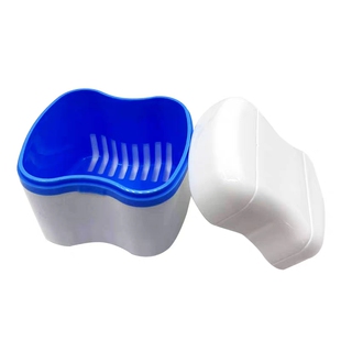 牙科假牙储牙保持器盒牙套盒方便携带全口小盒子牙盒正畸收纳定制