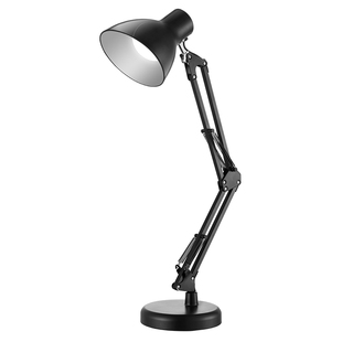 锐本长臂台灯大学生宿舍插电学习灯护眼节能LED可换灯泡夹子阅读