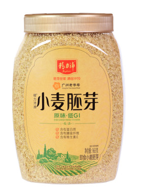 精力沛官方小麦胚芽早餐麦片硒加卵磷脂无添加蔗糖即食冲饮968g