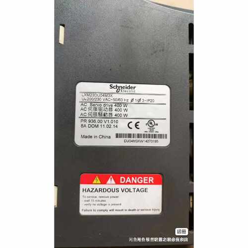 议价施耐德400W伺服驱动器LXM23DU04M3X拆机包好维修