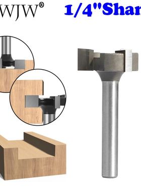 3刃齿T型刀1/4*6.35  6*6.35灰色修边机雕刻机铣刀
