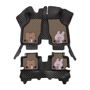 吉利熊猫mini汽车脚垫全包围骑士卡丁元气熊耐力熊地垫车内装饰