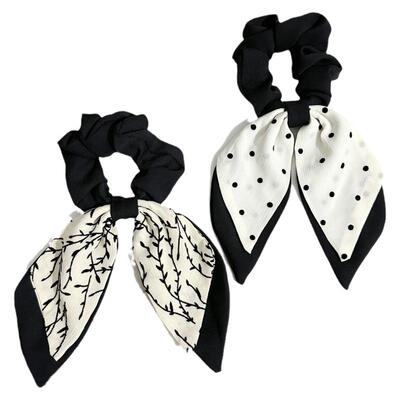 欧根纱花朵高级感大肠圈