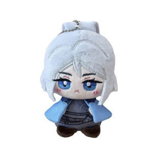 无畏契约jett捷风暮蝶贤者动漫周边小坐姿棉花娃娃毛绒玩偶挂件正