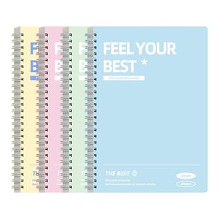 笔记本本子线圈本日记本b5超厚高颜值本子a5记录本初高中生专用大学生课堂笔记考研学习本ins风批发记事本E1