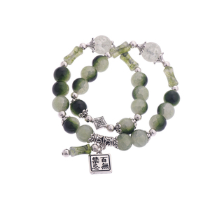 新中式古风手作串珠手链女生手串男小众设计情侣款手持2024年新款