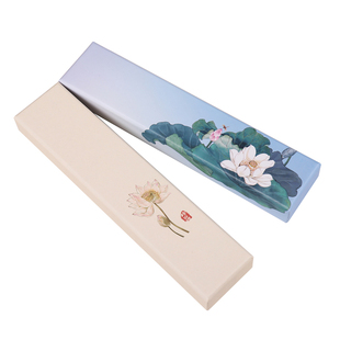 中国风首饰品盒简约古典禅意发簪珍珠项链头饰盒DIY礼品包装纸盒