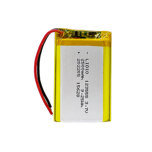 123555聚合物电池2500mAh 软包三元锂电池组3.7v锂电池带安全保护
