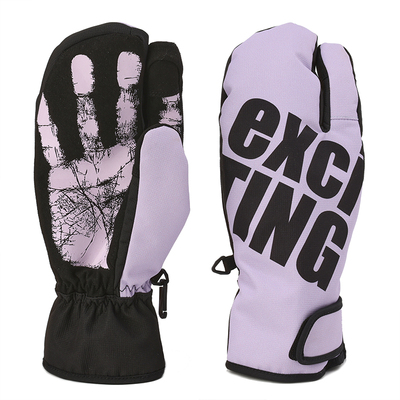 防水冬季保暖男女滑雪手套激动派