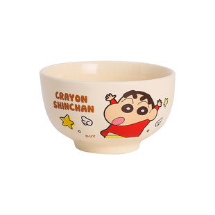 川岛屋蜡笔小新餐具家用2025新款可爱儿童米饭碗面碗盘子碗具套装