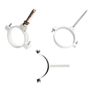 联塑PVC排水管配件接头拉爆管卡吊卡尖钉管卡带钉卡子不锈钢管卡