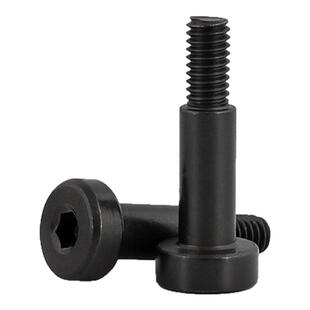 黑色304不锈钢内六角塞打螺丝钉凸肩/轴肩高限位螺栓M3M4M5M6M8CY