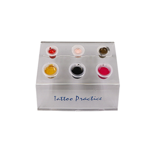 纹绣色料杯色料架调色杯颜料架 机器托 色料底座 收纳盒 工具用品