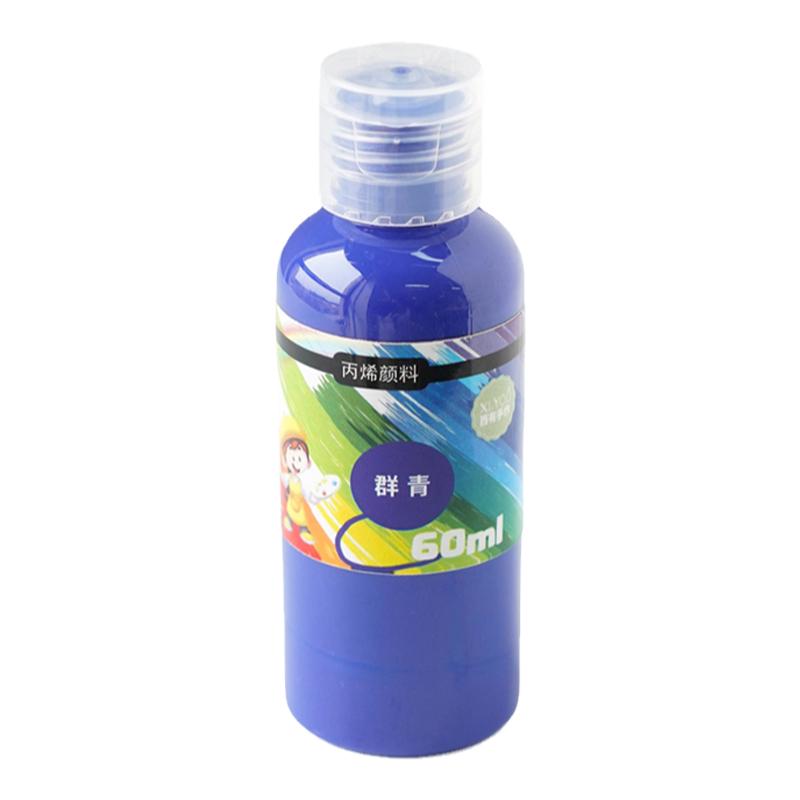 丙烯颜料60ml 易推开无刷痕防晒不掉色手绘DIY香薰石膏上色涂料