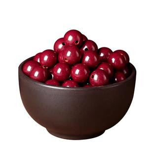 正品万山朱砂散珠朱砂珠子高含量紫金砂原石原矿手串diy配件饰品