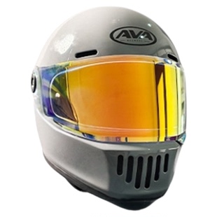 AVA王朝系列复古头盔镜片副厂配件防紫外线防晒电镀极光夜视彩镜