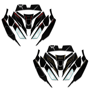 适用于25款本田NS150GX改装配件防滑油箱贴车身防磨碳纤维保护贴