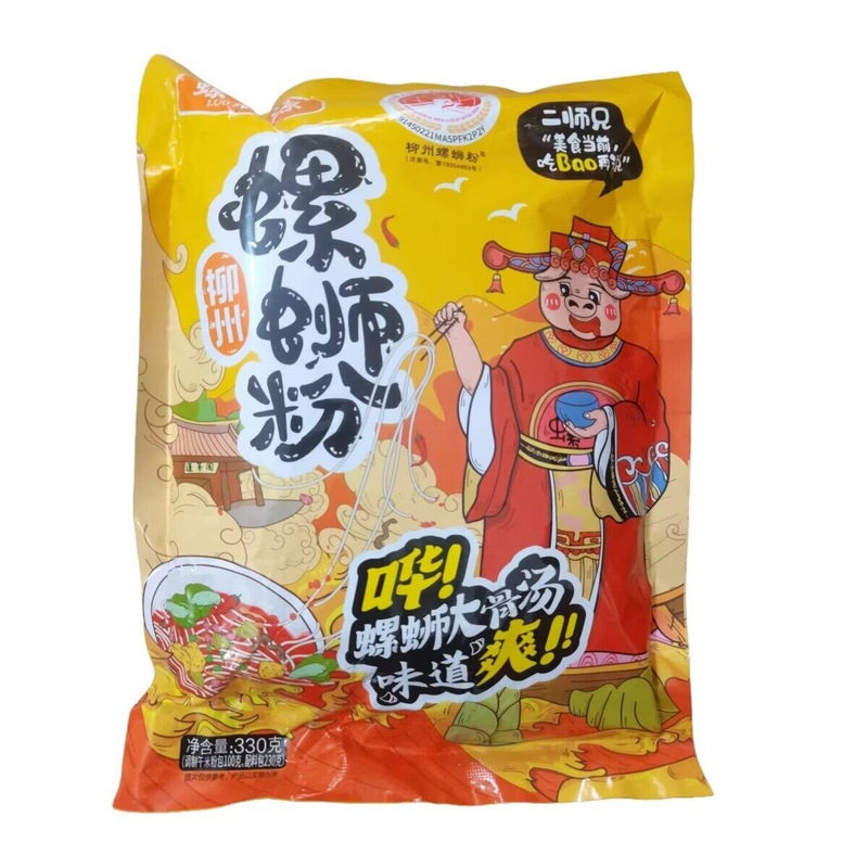 广西特产螺之源加辣加臭螺蛳粉